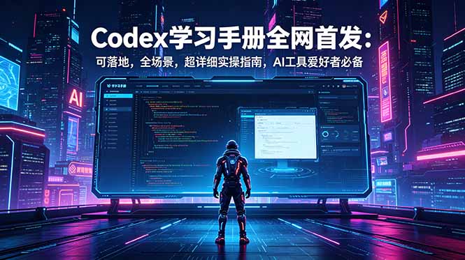 (18871期)Codex学习手册全网首发:可落地,全场景,超详细实操指南,AI工具爱好者必备-赛德副业库