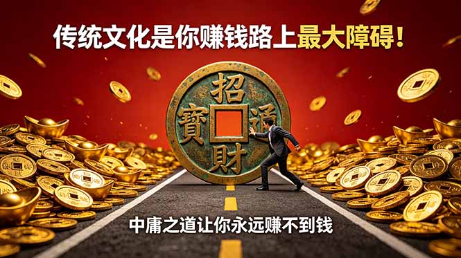 (18872期)付费文章:传统文化是你赚钱路上最大障碍!中庸之道让你永远赚不到钱-赛德副业库