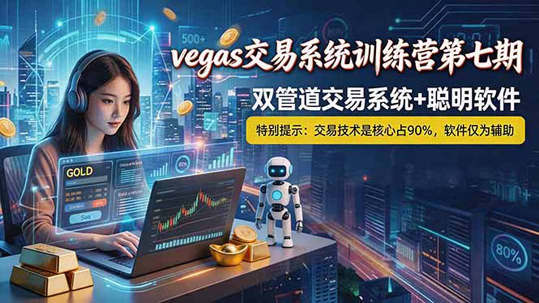 （18770期）【海外美金AI搬砖】Vegas交易技术+聪明软件， 黄金期货日赚50-1000U， 长期稳定，小白轻松上手-赛德副业库