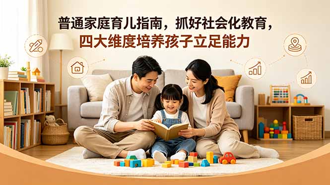 (18755期)付费文章:普通家庭育儿指南,抓好社会化教育,四大维度培养孩子立足能力-赛德副业库