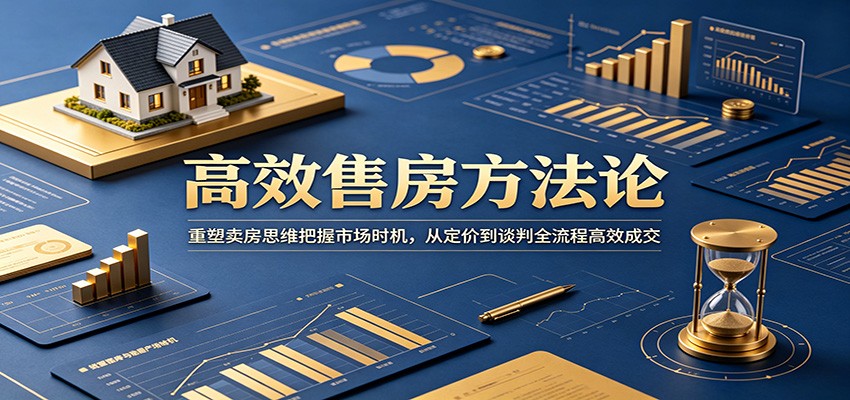 高效售房方法论:重塑卖房思维把握市场时机,从定价到谈判全流程高效成交-赛德副业库