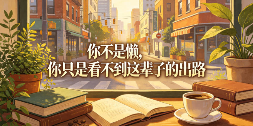 付费文章:你不是懒,你只是看不到这辈子的出路-赛德副业库