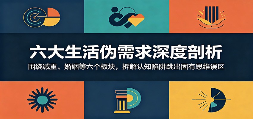 六大生活伪需求深度剖析:围绕减重、婚姻等六个板块,拆解认知陷阱跳出固有思维误区-赛德副业库