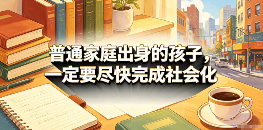付费文章:普通家庭出身的孩子,一定要尽快完成社会化-赛德副业库