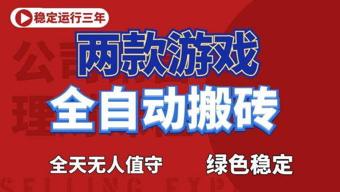 海外游戏全自动搬砖,日入1k+,全天无人值守,绿色稳定!【揭秘】-赛德副业库
